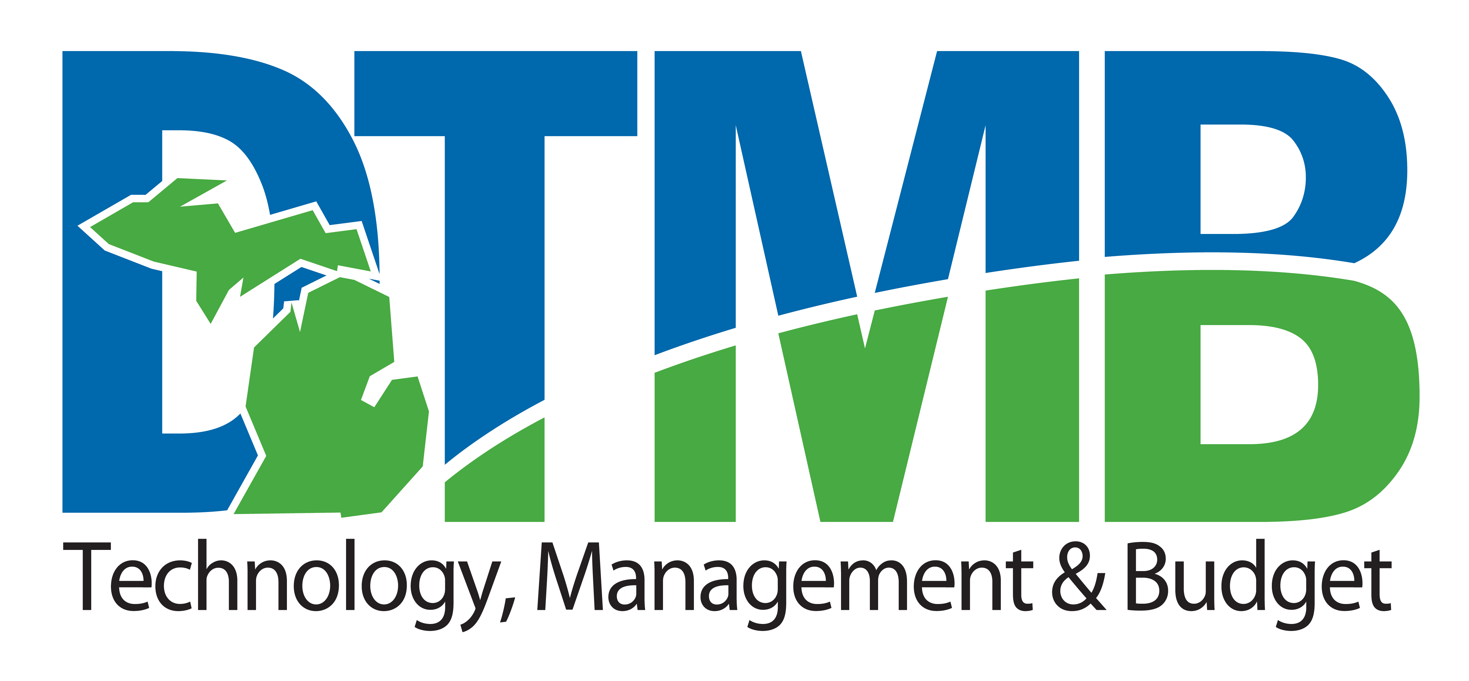 Logo for the Department of Technology, Management, and Budget